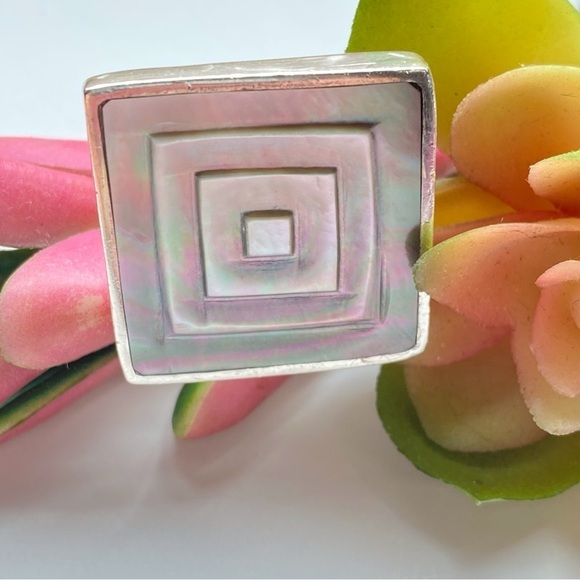 Mother of Pearl and Sterling Silver Statement Piece - Picture 10 of 13